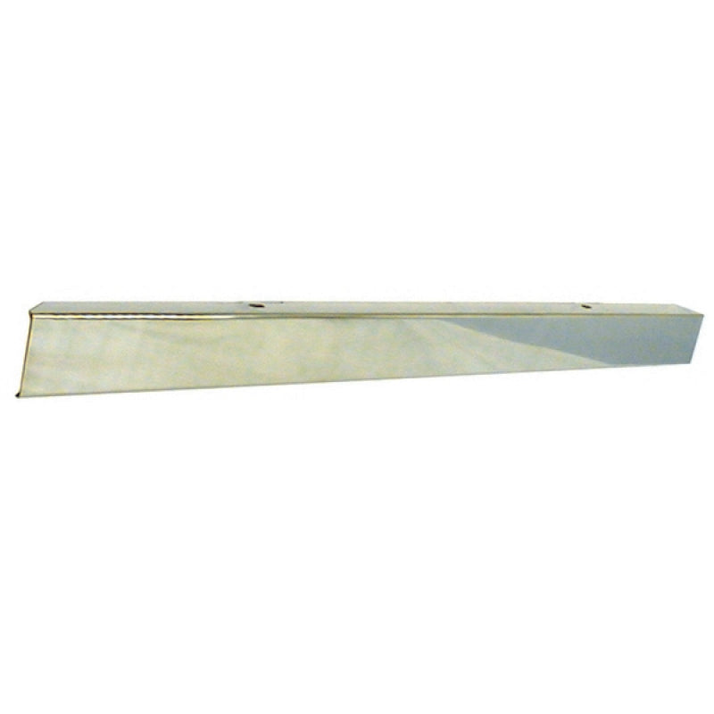 Rugged Ridge 55-86 Jeep CJ Stainless Front Bumper w/o Holes Rugged Ridge Bumpers - Steel  AXOPROS