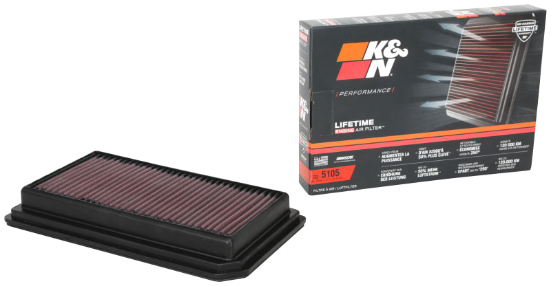 K&N 20-21 Cadillac CT5 V6 3.0L Replacement Air Filter K&N Engineering Air Filters - Direct Fit  AXOPROS