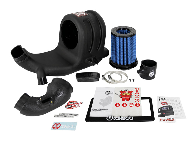 aFe Takeda Momentum Pro 5R Cold Air Intake System 15-18 Honda Fit I4-1.5L aFe Cold Air Intakes  AXOPROS