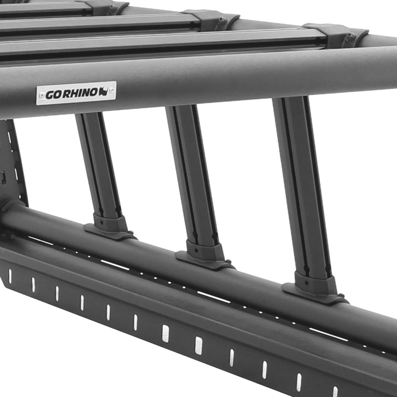 Go Rhino 15-22 Chevrolet/GMC Colorado/Canyon XRS Overland Xtreme Rack Blk - Box 1 (Req. 5951000T-02) Go Rhino Truck Bed Rack  AXOPROS