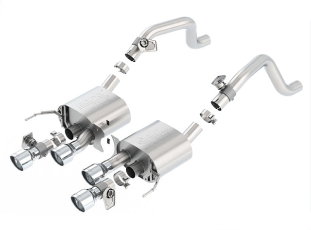 Borla 2014 Chevrolet Corvette C7 6.2L 8cyl ATAK Exhaust w/ NPP Dual Mode (rear section only) Borla Catback  AXOPROS