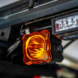 KC HiLiTES FLEX ERA 1 Single Light Shield ONLY (Amber) KC HiLiTES Light Accessories and Wiring  AXOPROS