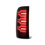 AlphaRex AlphaRex 14-18 GMC Sierra 1500/2500HD/3500HD LUXX-Series LED Tail Lights Blk w/Actv Light & Seq. Sig Tail Lights aftermarket performance part