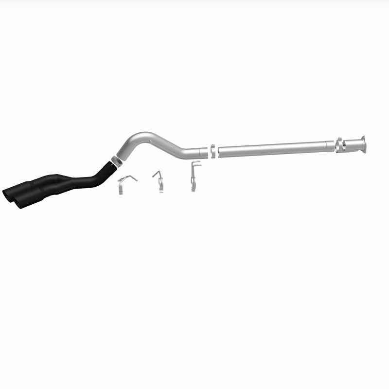 MagnaFlow 08-18 Ford F-250/F-350/F-450 4.6L/6.7 DPF-Back Black 4in Dual Single Rear Exit Magnaflow DPF Back  AXOPROS