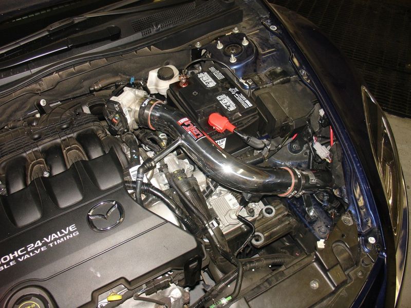 Injen 09-10 Mazda 6 3.7L V6 Black Tuned Cold Air Intake w/ MR Tech and Web Nano-Fiber Dry Filter Injen Cold Air Intakes  AXOPROS