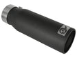 aFe MACHForce XP Exhausts Tips SS-304 EXH Tip 3in x 4Out x 12L Bolt-On (blk) aFe Catback  AXOPROS