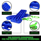 Rhino USA Recovery Traction Boards - Blue (Pair) Rhino USA Recovery Boards  AXOPROS
