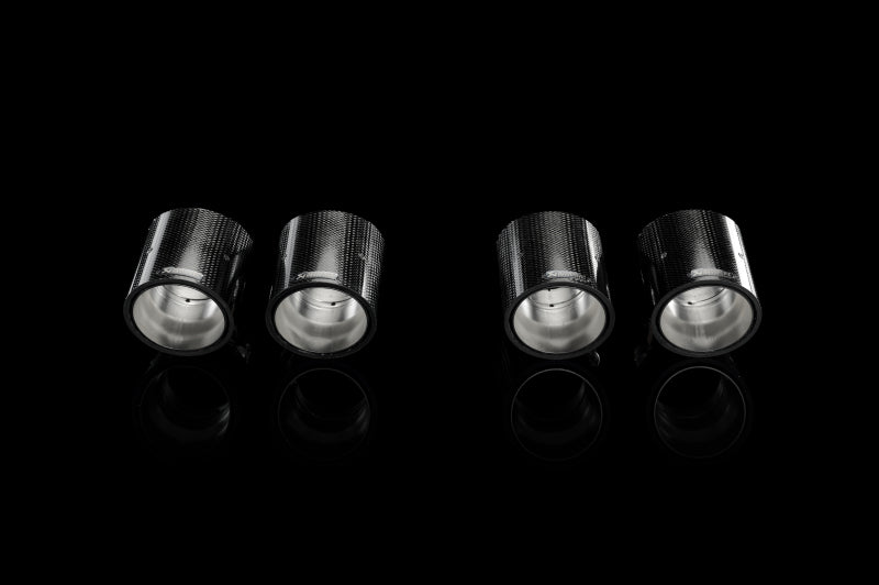 Akrapovic 11-12 BMW 1 Series M Coupe (E82) Tail Pipe Set (Carbon) Akrapovic Tips  AXOPROS