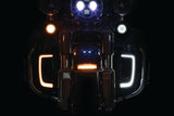 Kuryakyn Tracer L.E.D. Front Turn Signal Insert, White/Amber Light, Smoke Lens 1157 Kuryakyn Bulbs  AXOPROS