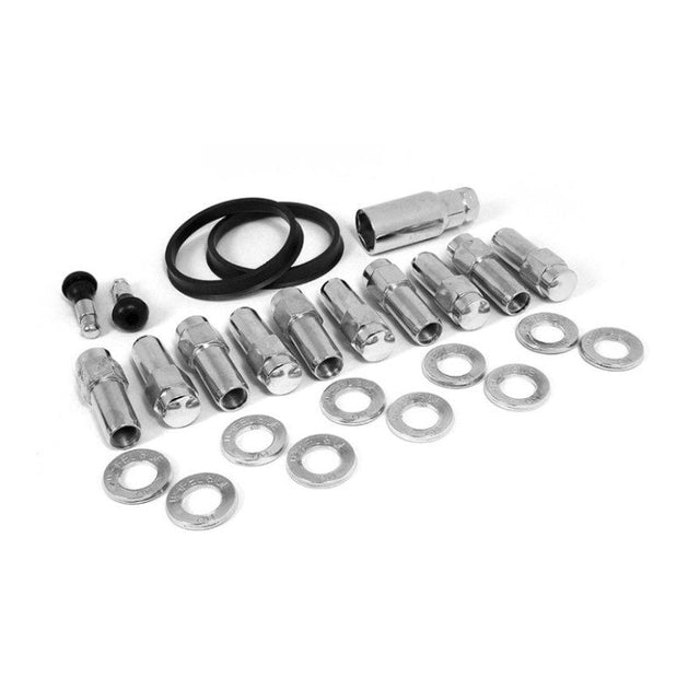 Race Star 1/2in Ford Closed End Deluxe Lug Kit Direct Drill - 10 PK Race Star Lug Nuts  AXOPROS