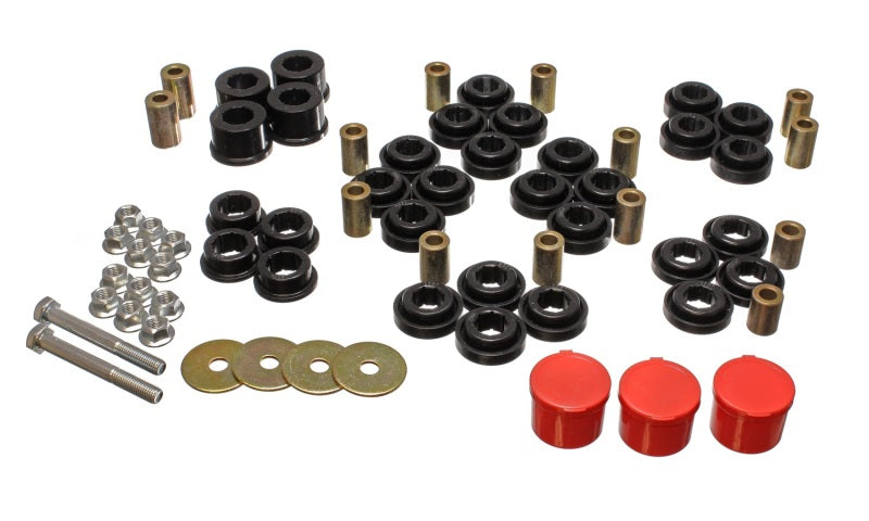Energy Suspension Chrysler/Dodge Red Rear End Control Arm Bushing Set (Non SRT Models) Energy Suspension Bushing Kits  AXOPROS