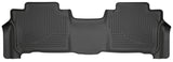 Husky Liners 13-16 Lexus LX570 / 13-16 Toyota Land Cruiser WeatherBeater 2nd Row Black Floor Liners Husky Liners Floor Mats - Rubber  AXOPROS
