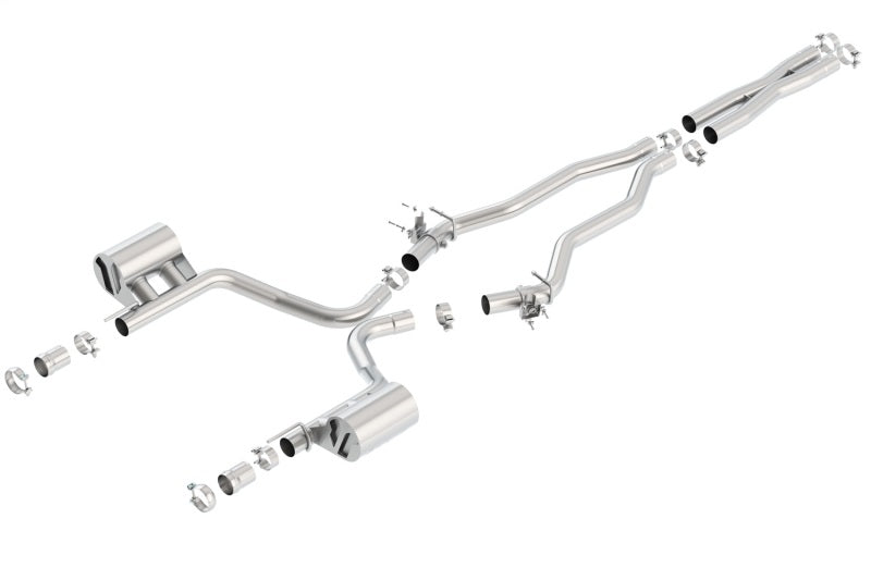 Borla 2015 Dodge Challenger SRT/392 Hemi 6.4L V8 ATAK Catback Exhaust w/ Valves Factory Bezel Borla Catback  AXOPROS