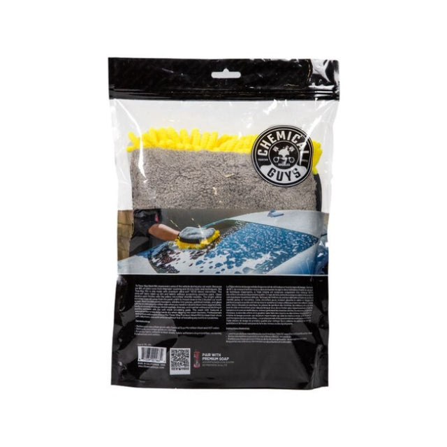 Chemical Guys Three-Way Premium Microfiber Wash Mitt Chemical Guys Pads & Sponges  AXOPROS