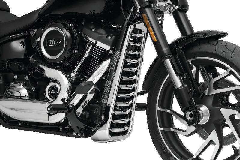 Kuryakyn Precision Chin Spoiler M8 Softail Models, Chrome Kuryakyn Other Body Components  AXOPROS