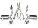Corsa 1997-2004 Chevrolet Corvette C5 Z06 5.7L V8 Polished Xtreme Cat-Back + XO Exhaust CORSA Performance Catback  AXOPROS