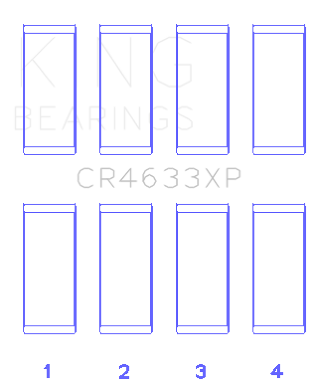 King Peugeot EP6DT/BMW N14B16C Rod Bearing Set - Size STD King Engine Bearings Bearings  AXOPROS