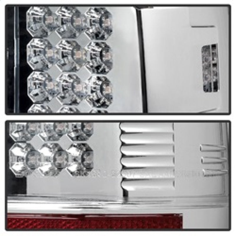 Spyder Ford Super Duty 08-15 LED Tail Lights Chrome ALT-YD-FS07-LED-C SPYDER Tail Lights  AXOPROS