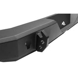 Rugged Ridge 07-18 Jeep Wrangler JK/JKU HD Rear Bumper Rugged Ridge Bumpers - Steel  AXOPROS