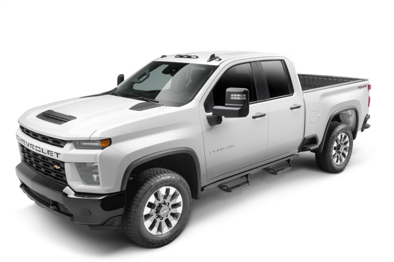 N-Fab Predator Pro 19-20 Chevy/GMC 1500 Crew Cab - Cab Length - Tex. Black N-Fab Nerf Bars  AXOPROS