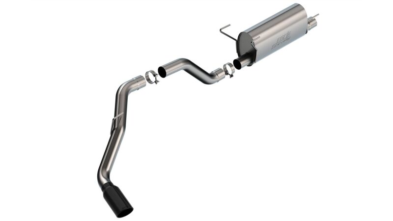 Borla 19-22 RAM 2500 6.4L V8 AT 2/4WD S-TYPE Cat Back Black Chrome Tips Borla Catback  AXOPROS