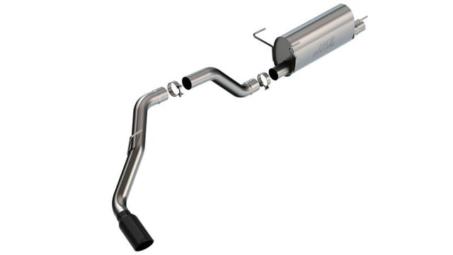 Borla 19-22 RAM 2500 6.4L V8 AT 2/4WD S-TYPE Cat Back Black Chrome Tips Borla Catback  AXOPROS