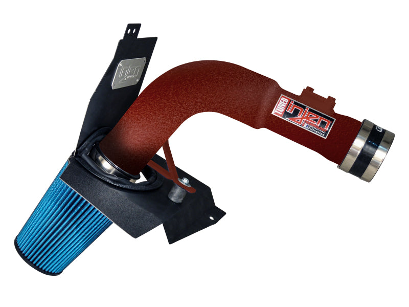 Injen 2015 Subaru STi 2.5L 4 Cyl (Turbo) Wrinkle Red Cold Air Intake w/ MR Tech and Heat Shield Injen Cold Air Intakes  AXOPROS
