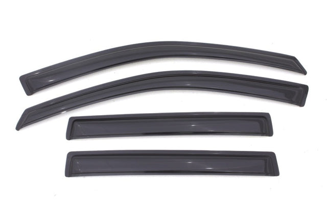 AVS 11-17 Jeep Compass (Old Body Style) Ventvisor Outside Mount Window Deflectors 4pc - Smoke AVS Wind Deflectors  AXOPROS