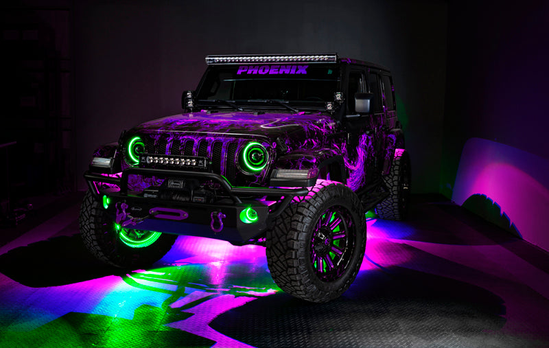Oracle Oculus Bi-LED Projector Headlights for Jeep JL/Gladiator JT - w/ BC1 Controller ORACLE Lighting Headlights  AXOPROS