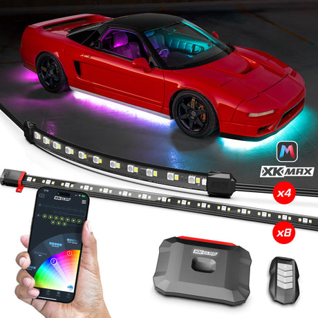 XKGLOW XKGLOW 5th Gen LED Lighting Technology w/ Advanced Chasing Light Function w/ Key Fob Light Accessories and Wiring aftermarket performance part