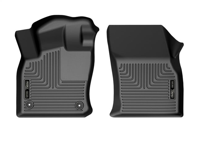 Husky Liners 18-22 Volkswagen Tiguan Black Front Floor Liners Husky Liners Floor Mats - Rubber  AXOPROS