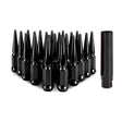 Mishimoto Mishimoto Steel Spiked Lug Nuts M14 x 1.5 24pc Set Black Mishimoto Lug Nuts  AXOPROS