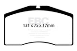 EBC 93-95 Porsche 911 (964) 3.6 Turbo Yellowstuff Front Brake Pads EBC Brake Pads - Performance  AXOPROS
