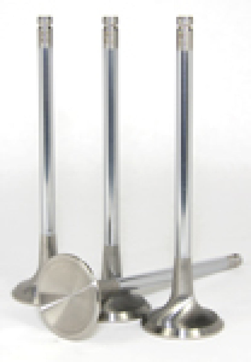 GSC P-D 4B11T 23-8N Chrome Polished Exhaust Valve - 29mm Head (STD) - SET 8 GSC Power Division Valves  AXOPROS