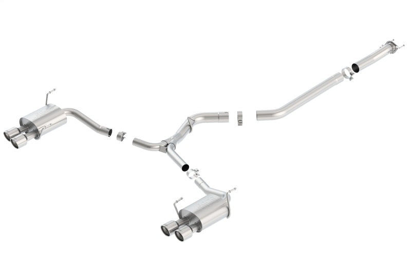 Borla 15-16 Subaru WRX / STI 2.5L S-Type Cat-Back Exhaust Quad Rd RL Tips Borla Catback  AXOPROS