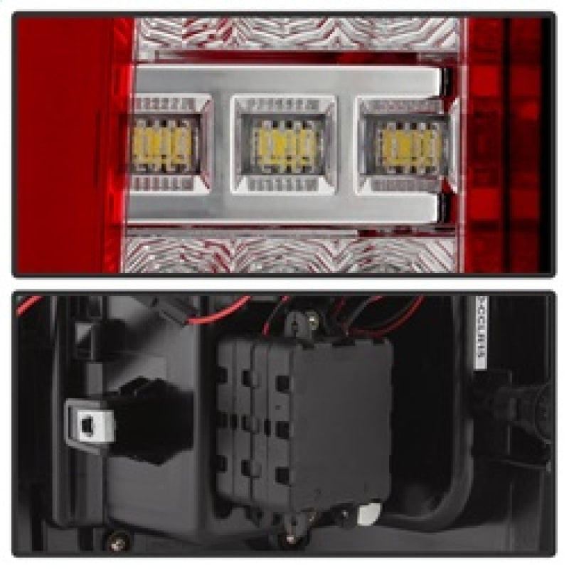 Spyder Chevy Colorado 2015-2017 Light Bar LED Tail Lights - Red Clear ALT-YD-CCO15-LED-RC SPYDER Tail Lights  AXOPROS