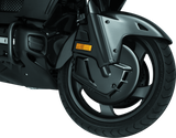 Kuryakyn Brake Rotor Cover Honda 01-17 GL1800 Gloss Black Kuryakyn Brake Hardware  AXOPROS
