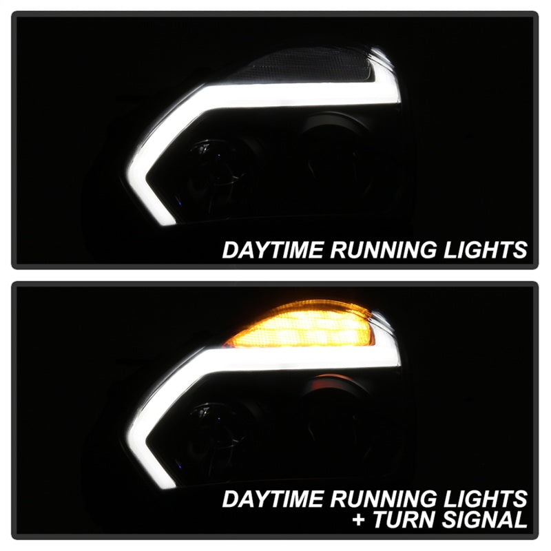 Spyder Nissan GTR R35 09-14 - Projector Headlights - DRL LED - Black SPYDER Headlights  AXOPROS