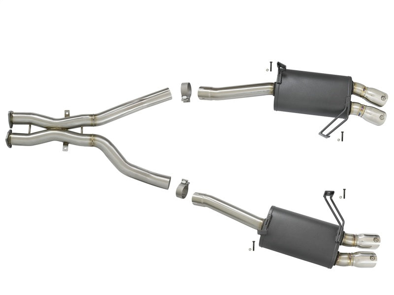 aFe MACH Force-Xp 2-1/2in 304 SS Cat-Back Exhaust w/Polished Tips 05-08 BMW Z4 M Coupe (E86) L6 3.2L aFe Catback  AXOPROS