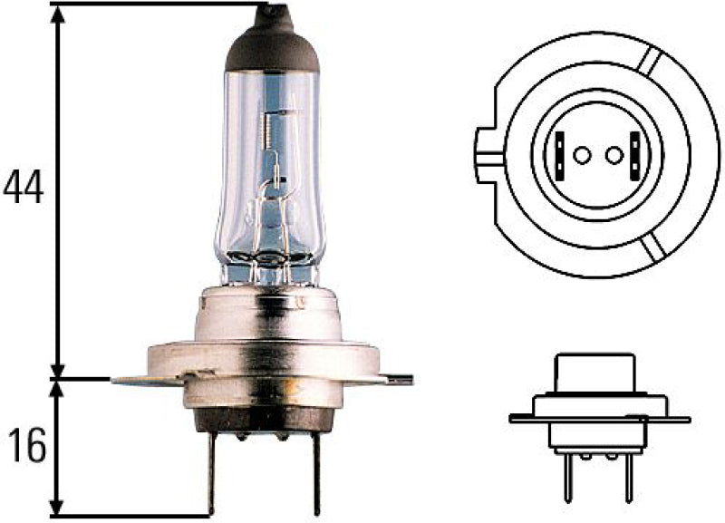 Hella Optilux H7 100W XB Extreme Blue Bulbs (Pair) Hella Bulbs  AXOPROS