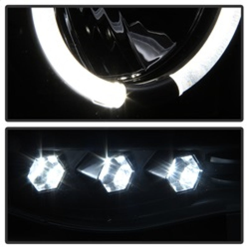 Spyder Dodge Ram 1500 02-05/Ram 2500 03-05 Projector Headlights LED Halo LED Blk PRO-YD-DR02-HL-BK SPYDER Headlights  AXOPROS