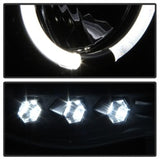 Spyder Dodge Ram 1500 02-05/Ram 2500 03-05 Projector Headlights LED Halo LED Blk PRO-YD-DR02-HL-BK SPYDER Headlights  AXOPROS