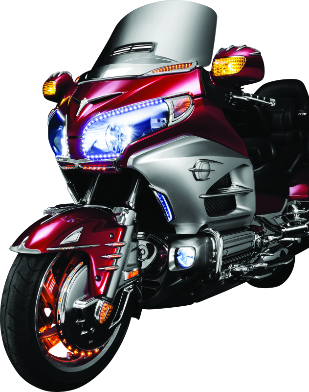 Kuryakyn Deco Eagle Fender Ornament 01-22 Honda GL1800 Chrome Kuryakyn Exterior Trim  AXOPROS