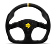 Momo MOD30 Steering Wheel 320 mm -  Black Suede/Black Spokes/1 Stripe MOMO Steering Wheels  AXOPROS