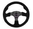 NRG Reinforced Steering Wheel (320mm) Suede w/Black Stitch NRG Steering Wheels  AXOPROS
