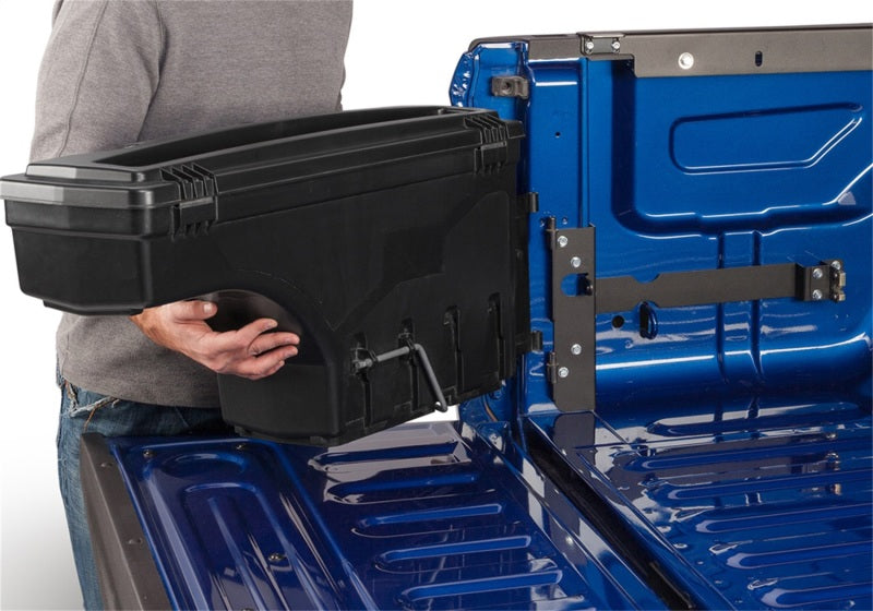 UnderCover 19-20 Ram 1500 Drivers Side Swing Case - Black Smooth Undercover Truck Boxes & Storage  AXOPROS