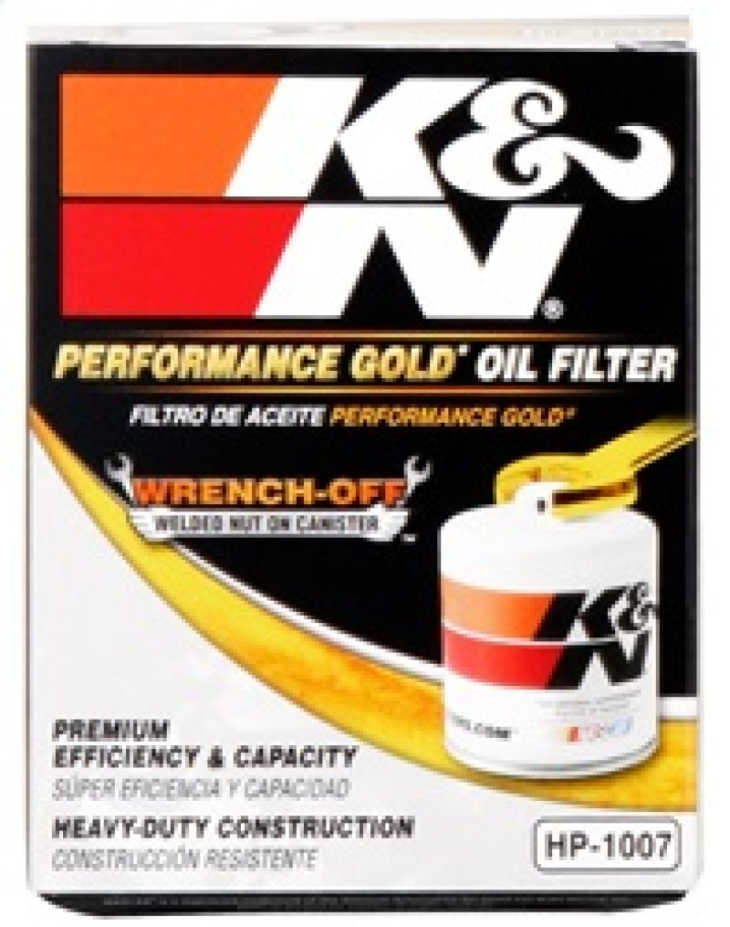K&N Buick / Chevrolet / Oldsmobile Performance Gold Oil Filter K&N Engineering Oil Filters  AXOPROS