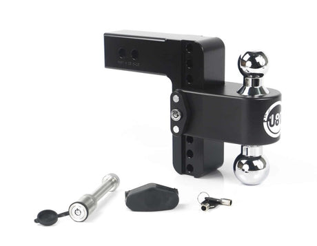 Weigh Safe Weigh Safe 180 Hitch 6in Drop Hitch & 2.5in Shank (10K/18.5K GTWR) w/WS05 - Black Cerakote Hitch Ball Mounts aftermarket performance part