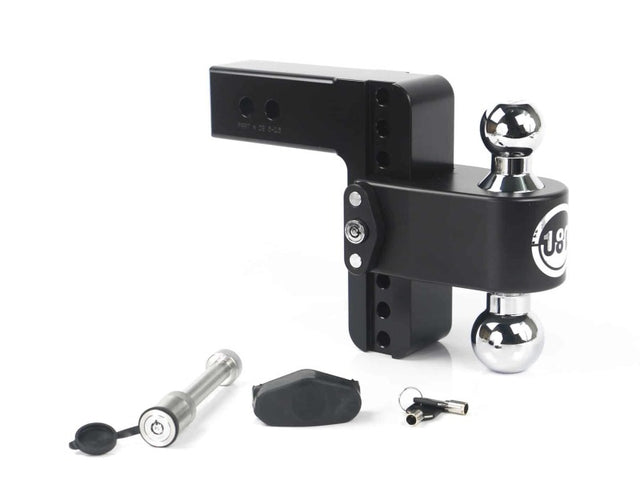 Weigh Safe Weigh Safe 180 Hitch 6in Drop Hitch & 2.5in Shank (10K/18.5K GTWR) w/WS05 - Black Cerakote Hitch Ball Mounts aftermarket performance part