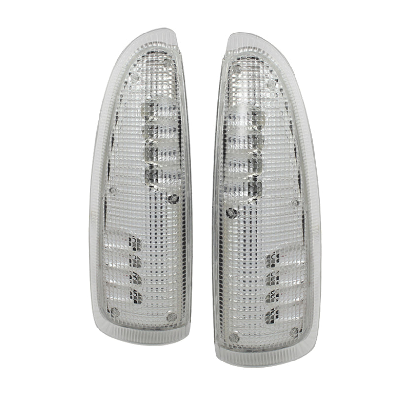 xTune Ford Superduty F250-F650 03-07 Amber LED Mirror Signal Lens - Clear ACC-LED-FDSD99-MR-C SPYDER Side Mirrors  AXOPROS